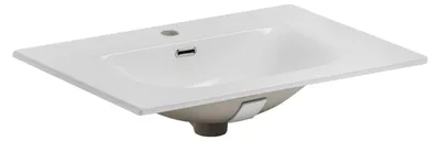 Zdjęcie produktu dla Umywalka Meblowa Ceramiczna 71X46 Cm Biały Połysk Prostokątna