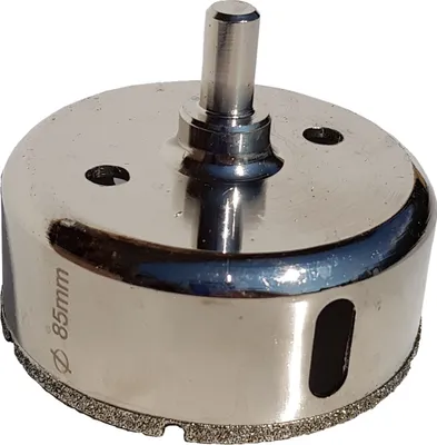 Produktbild von Fliesenbohrer Ø 85mm Glasbohrer Diamantbohrer Steinbohrer Kernbohrer Bohrkrone Hohlbohrer Diamantbohrkrone Marmorbohrer Bohrer BOHRFUX