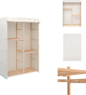 Obrázek produktu pro vidaXL Šatní skříň se 3 úrovněmi 110 x 40 x 170 cm - Šatní skříně
