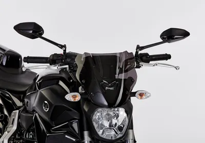 Productafbeelding van ERMAX windscherm voor naked bikes, model RM04, geschikt voor MT-07 RM04