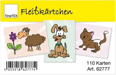 Produktbild von TimeTEX Fleißkärtchen, 110 Karten im Etui