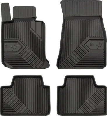 Image de Tapis de Sol de Voiture pour BMW Série 3 G20 G21 2018-2025 TPE Durable Noir 4Pcs
