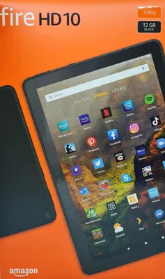 Produktbild von Amazon Fire HD 10 32GB Black incl. Alexa 10 w/SO (2021)