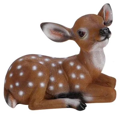Image de Ornement de jardin en résine représentant un cerf