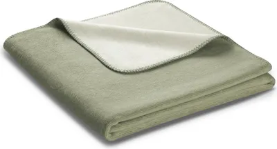 A folded blanket is shown on a white background.