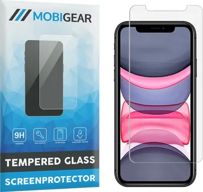 Produktbild von Mobigear iPhone 11 Panzerglas Gehärtetes Glas Displayschutz - Hüllenfreundlich