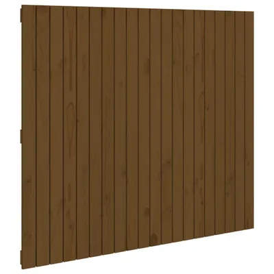 Produktbild von Wand-Kopfteil Honigbraun 127,5x3x110 cm Massivholz Kiefer