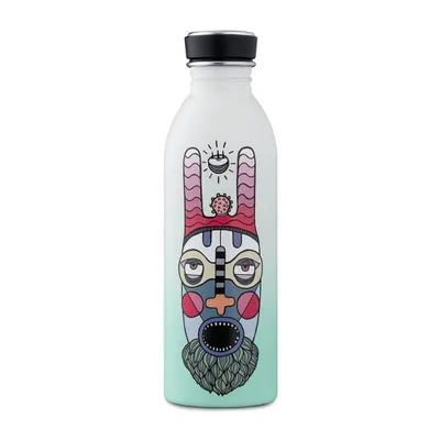 Zdjęcie produktu dla 24Bottles Urban, 500 ml, Codzienne użytkowanie, Zielony, Biały, Stal nierdzewna, Sàkra, Dorosły