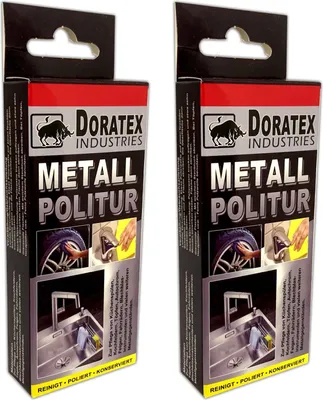 Produktbild von 2er Set Metallpolitur Chromglanz 10g | Chrompolitur Felgenpolitur | Hochglanz Metall Politur | Polierpaste Oberflächenpolitur Metalle