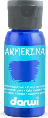 Produktbild von Darwi 4x Kalte Keramikfarbe, Flasche 50ml, Dunkelblau Dunkelblau DA0380050236C