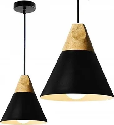 Produktbild von tooLight Pendellampe App054-1Cp Scandi A Schwarz E27