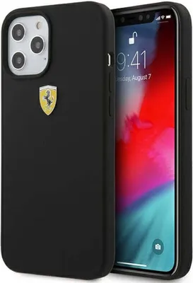 Immagine prodotto di Ferrari Fessihcp12Lbk Iphone 12 Pro Max6,7 Czarny/Black Hardcase On Track Silicone