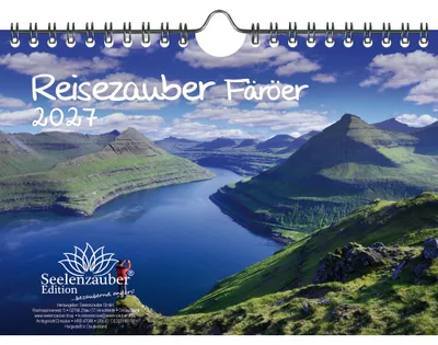 Produktbild von Reisezauber Färöer DIN A5 Kalender für 2027 Tórshavn Stadt Reise Land Urlaub - Seelenzauber