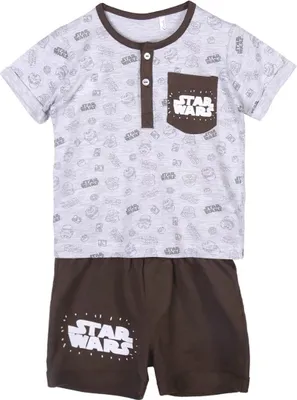 Produktbild von Kinder-T-Shirt Star Wars - Logo Set (T-Shirt + Shorts) (größe )