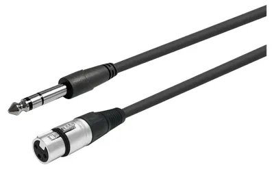 Immagine prodotto di Da Xlr f a jack stereo da 6,35 mm,
