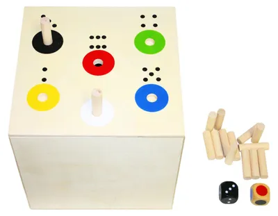 Image de Eduplay 'Ab in die BOX' - BIG avec 2 cubes & 30 bâtonnets en bois