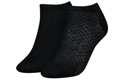 Produktbild von Tommy Hilfiger Damensocken, 2er-Pack, schwarz