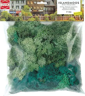 Produktbild von Busch 7106 - Islandmoos - 150G - Hell- / Dunkelgrün - Neu