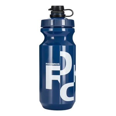 Produktbild von ROCKBROS Trinkflasche 600ml Auslaufsicher BPA-frei Einhändig, Sportflasche für Fahrrad Blau