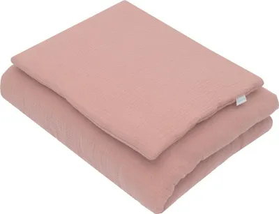 Obrázek produktu pro Mušelínový set s výplní New Baby 80x70 cm růžový