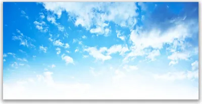 Produktbild von Glasbilder 140x70 Wandbild Druck auf Glas Himmel Landschaft