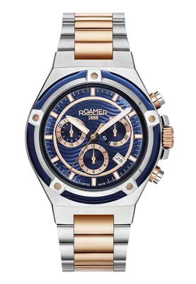 Produktbild von Roamer Herren Armbanduhr Tempomaster Chrono 42 mm Armband Edelstahl