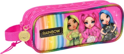 Produktbild von Zweifaches Mehrzweck-Etui Rainbow High Pink (21 x 8 x 6 cm)