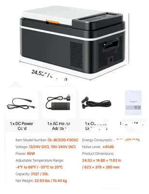 Obrázek produktu pro Autoskla, přenosný design, rychlé chlazení, 20 litrů,