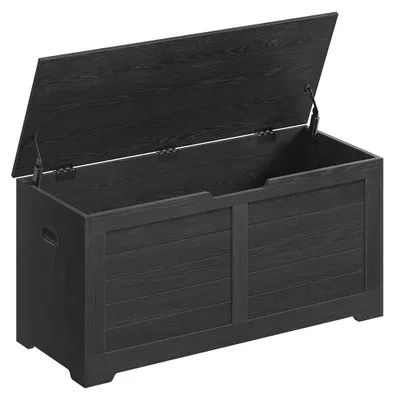 Immagine prodotto di Scarpiera con spazio contenitivo, realizzata in pannello di particelle di legno, dimensioni 40 x 100 x 46 cm, colore nero