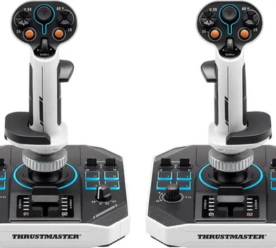 Produktbild von Thrustmaster Sol-R 2 HOSAS Space Sim Duo, Flightstick, PC, Analog / Digital, Kabelgebunden, USB, USB Typ-C