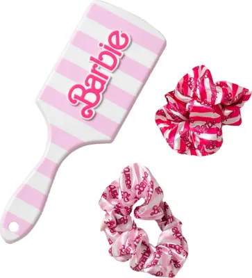 Immagine prodotto di Barbie - Set di spazzole per capelli a righe retrò NS8628 (Taglia unica) (Rosa)