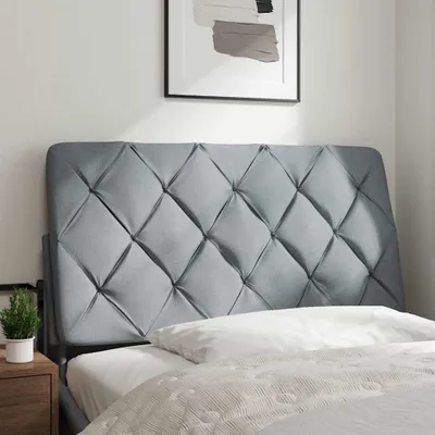 Immagine prodotto di Cuscino Testiera Grigio Chiaro 100 cm in Tessuto