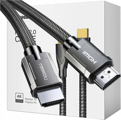 Obrázek produktu pro Ugreen HDMI 2.1 cable 8K 60Hz / 4K 120Hz 3D 48Gbps 2m Grey