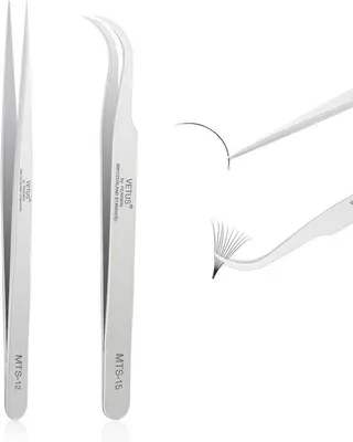 Productafbeelding van Famanu wimperkrultangetje – precisie – 2 stuks, roestvrij staal