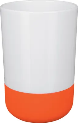 Obrázek produktu pro Spirella kelímek na zubní kartáčky Moji 7,5 x 11,5 cm oranžový – 2 kusy