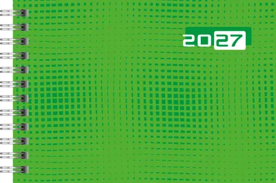 Produktbild von rido/idé 7017107017 Taschenkalender Mod. Septimus 2027 A6 quer, Papier, grün