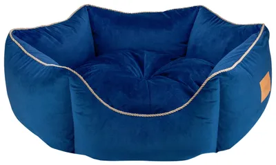 Image de Lit pour chiens et chats en velours, doux, dimensions 60 x 68 x 22 cm, lavable, pour animaux de compagnie