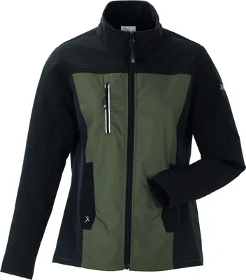 Produktbild von Größe 54 Planam Norit Damen Hybridjacke oliv schwarz Modell 6515
