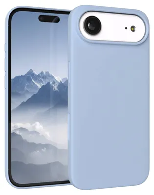 Produktbild von EAZY CASE Silikonhülle für Apple iPhone Air, Silikon Backcover Schutz in Blau