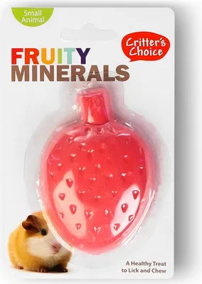 Obrázek produktu pro HappyPet Ovocné minerály 60g - jahodová vápenatá kostka happypet