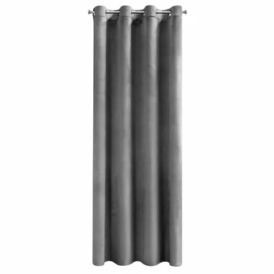 Produktbild von Eurofirany Vorhang ROSA aus Polyester grau 250cm x 140cm