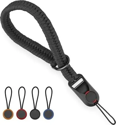 Produktbild von Sunya Kamera Handschlaufe mit Schnellverschluss. Verstellbarer Kameragurt für verschiedene Handgelenke, Ultraleichtes Gewicht Paracord Band Handgelenkschlaufe für DSLR