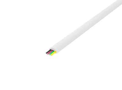 Obrázek produktu pro Goobay 50268 Telefonní plochý kabel 100 m v roli, AWG 30,CU (měď), bílý - 4 žíly