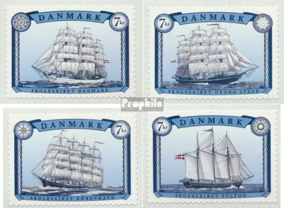Produktbild von Briefmarken Dänemark 2015 Mi 1841-1844 (kompl.Ausg.) postfrisch Segelschulschiffe