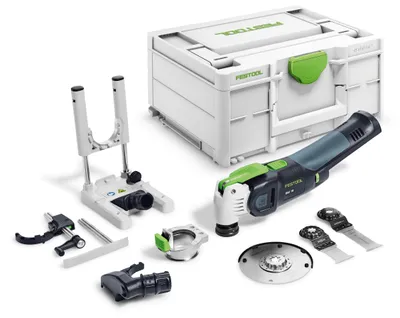 Image de Scie oscillante 18V Vecturo OSC 18 E-Basic-Set (sans batterie ni chargeur) + coffret Systainer + accessoires - FESTOOL - 576592