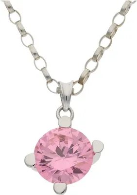 Produktbild von JuwelmaLux Halskette mit Anhänger 925 Silber Zirkonia JL30-05-4443 45 cm