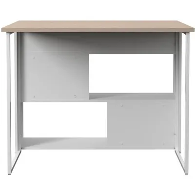Produktbild von ARBEIT Kücheninsel - Jackson Oak und White Decor - 116x90x81 cm - 116 x T 90 x 81 cm