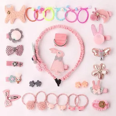 Produktbild von Famanu Haarspangen Set – 46-teiliges Haaraccessoire-Set für Mädchen
