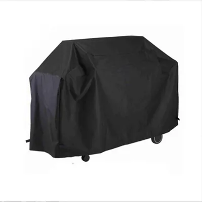 Produktbild von Grillabdeckung Grill Abdeckhaube BBQ Gasgrill Cover 210D Oxford-Stoff Schutzhülle Abdeckplane Wetterfest Grill Haube 190*71*117CM Schwarz