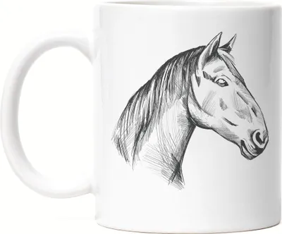 Produktbild von Pferd Tasse Weiß Pferdeliebhaber Pferde Pferdeflüsterer Reiten Pony Hobbie Liebe Freiheit Lebendig Horse
